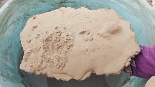 new extra dusty snappy soft mud dirt slabs crumble in water+dipping 🤤😋 screenshot 5
