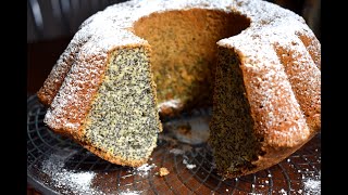 Dry poppy seed cake