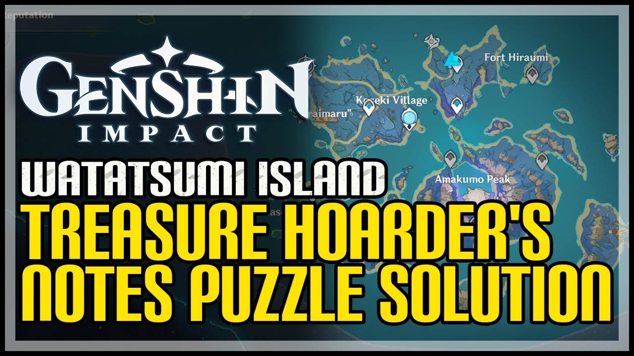 Treasure Hoarder's Notes Puzzle Genshin Impact YouTube