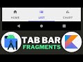 Bottom Tab Bar Example Fragments Android Studio Kotlin Tutorial