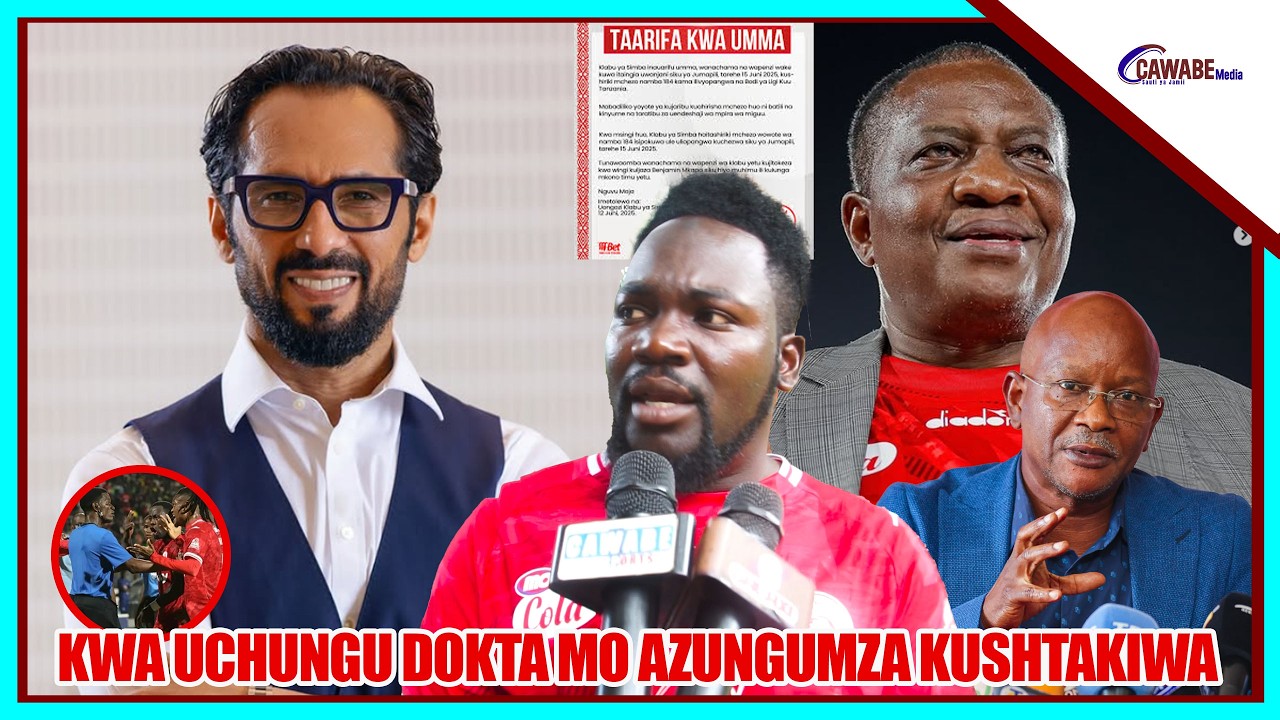 KWA HUZUNI DOKTA MO AFUNGUKA KUSHTAKIWA NA MO DEWJI KISA KUMPA MASAA 72 AONDOKE SIMBA