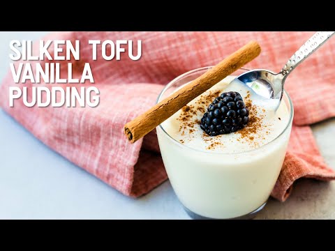 Vegan Vanilla Tofu Pudding Recipe