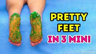 RELAXING pedicure at home for soft feet | DIY foot care screenshot 4