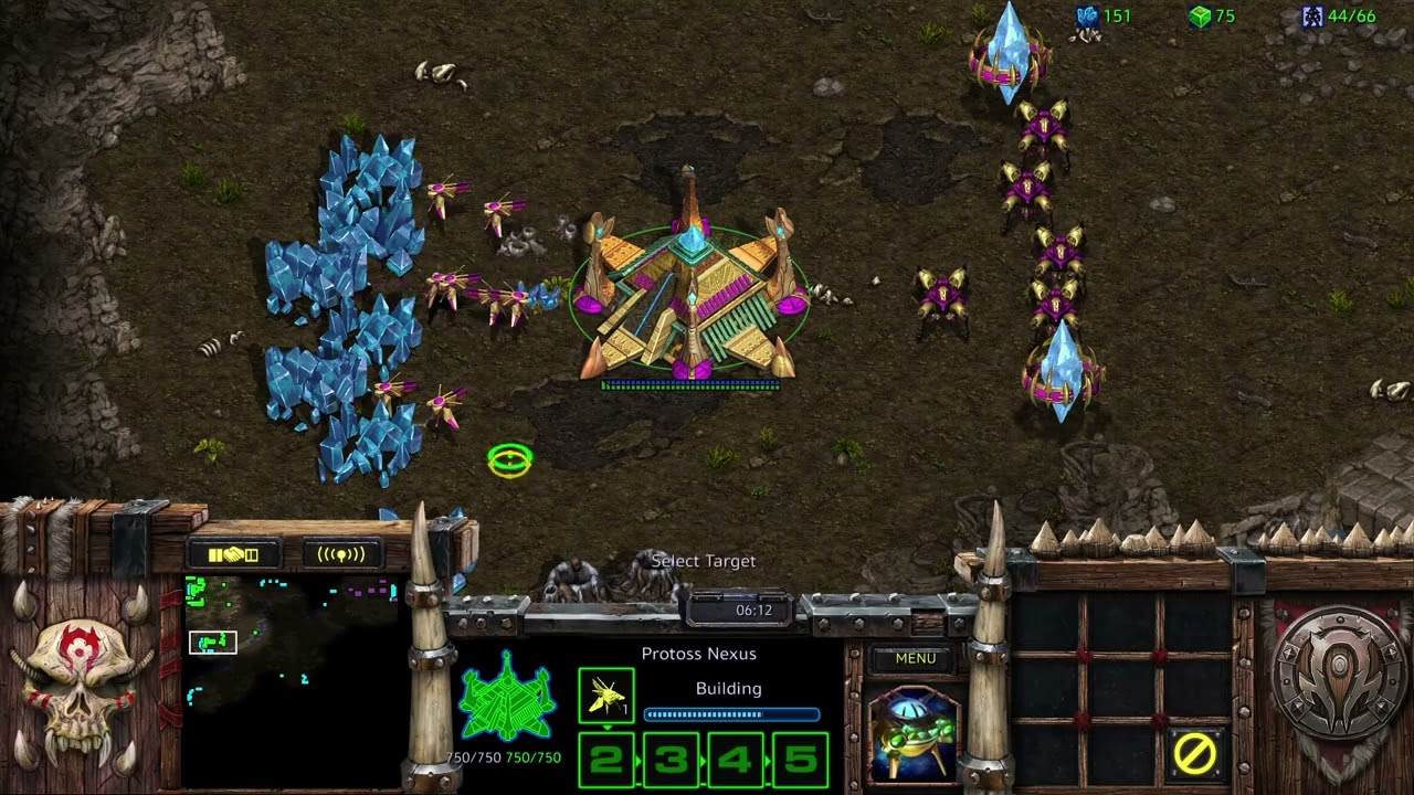 오랜만에 스타영상 Protoss vs Terran Map 투혼 1.3 방심은 금물이다