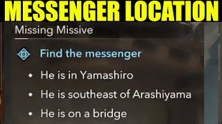 assassin's creed shadows - How to find the messenger (missing missive quest guide)