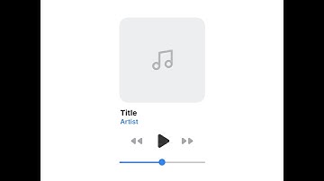 Now Playing Music Screen - RecreateCode - SwiftUI