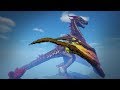 Minecraft DRAGON Timelapse! | Riders of Icarus Wyvern - Traes Organic