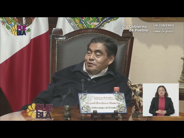 El Gobernador de #Puebla, MBH, rendirá su cuarto informe de gobierno el miércoles 14 de diciembre.
