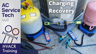 R-410A Charging and Recovery Procedure with Digital Test Probes/Gauges!