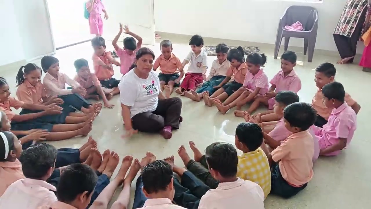 Eyes rotation exercise in yoga