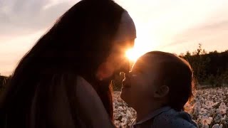 Mother Kissing Her Child Stock Video