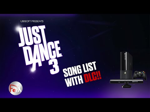 Just Dance 3 - Song List + DLC [Xbox 360]