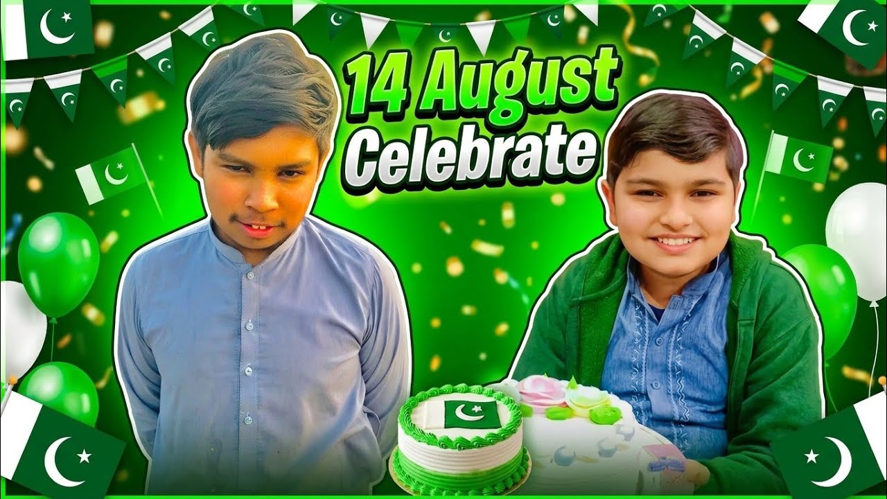 14 August celebrate 🇵🇰🎂🇵🇰@Akhtar-f7i2n @Aniq436-Jk