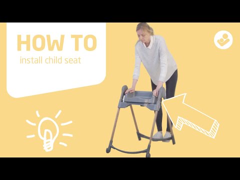 Maxi-Cosi | Minla 6-in-1 high chair | How to install child seat