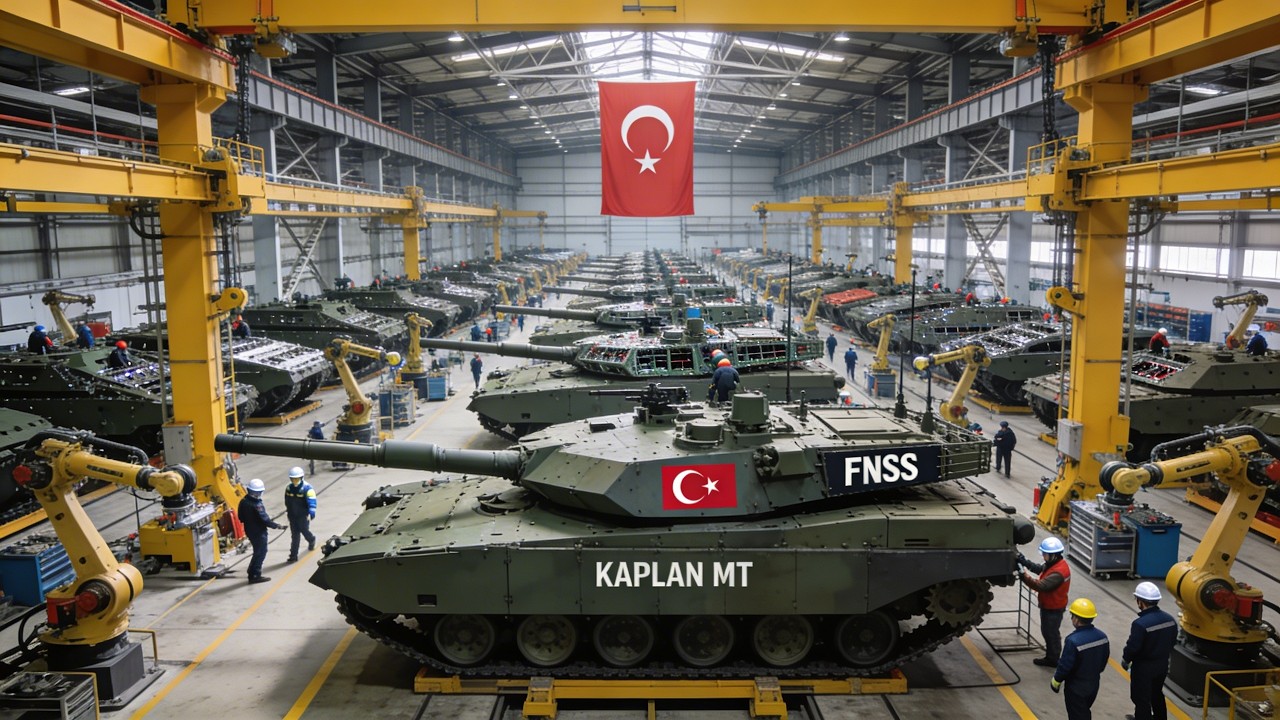 Inside the FNSS KAPLAN MT Factory: Building the Agile Tiger Tank! 🇹🇷