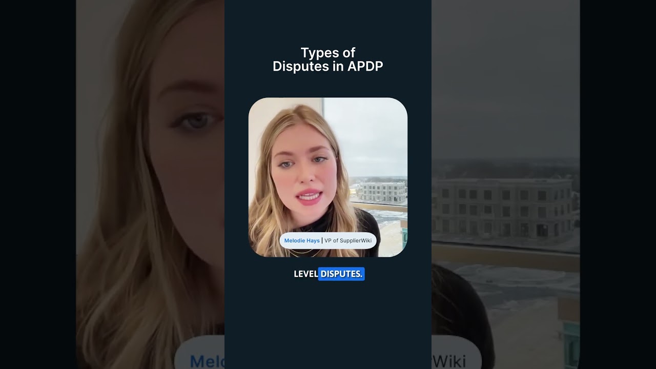 Types of Disputes in APDP