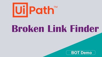 How to find broken links using Uipath