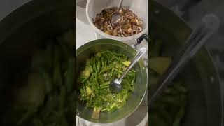 Makan bareng temen Thailand, Kacang panjang kentang cumi  ??❤️? (06-08-2023|07.03) shorts