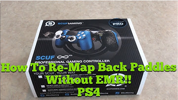 How to Change Scuf  4PS Back Paddles Without EMR on PS4
