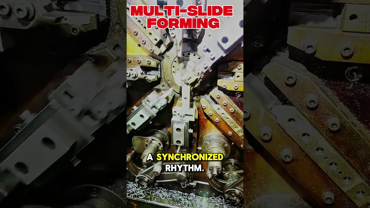 Hypnotic Steel Ballet: Multi-Slide Forming ⚙️✨ 