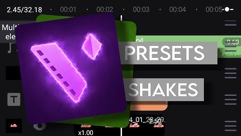 Shake presets for motion ninja
