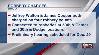 Two suspects formally charged in Omaha Walgreens robbery spree
