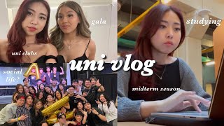 WEEK IN THE LIFE OF AN ARTS STUDENT AT WATERLOO || uni socials/clubs, midterms, studying, gbda GALA