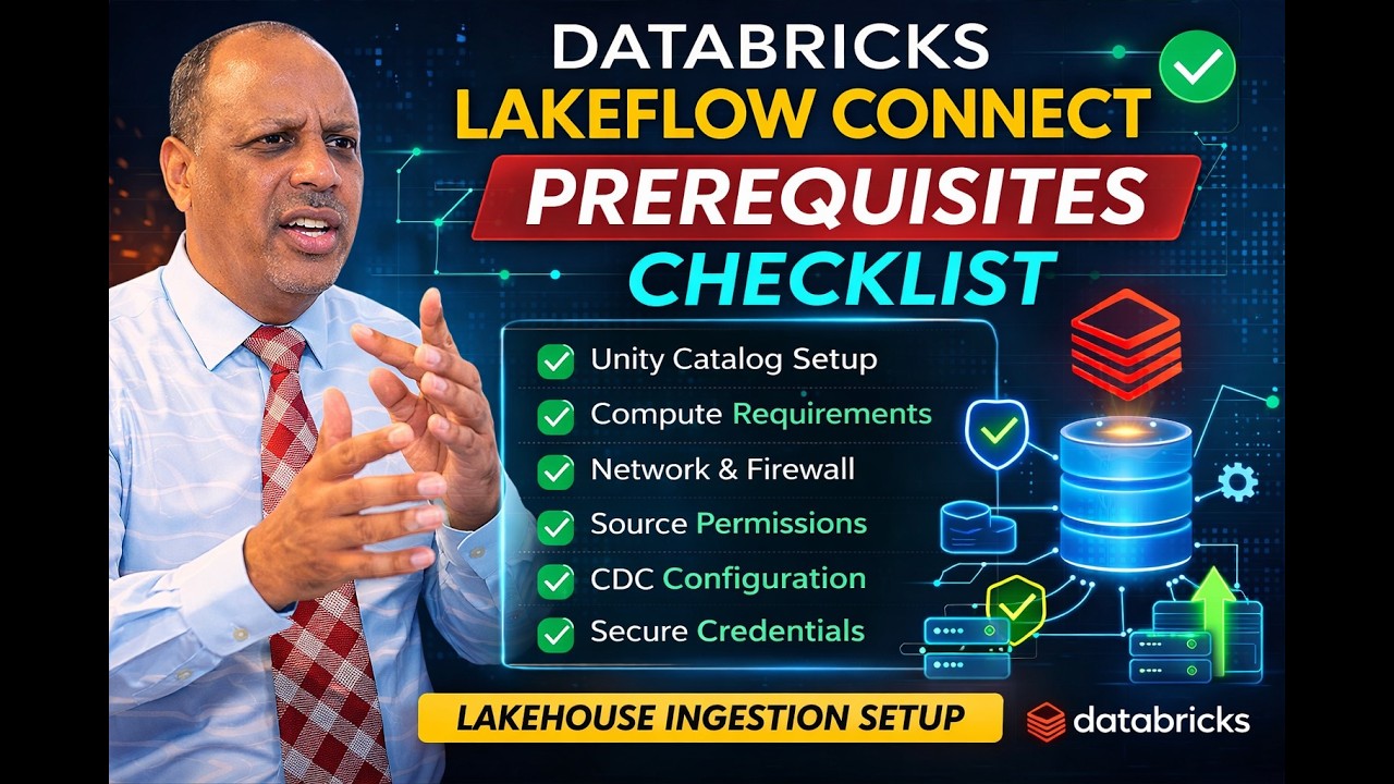 Databricks Lakeflow Connect Setup Prerequisites | Complete Checklist ...