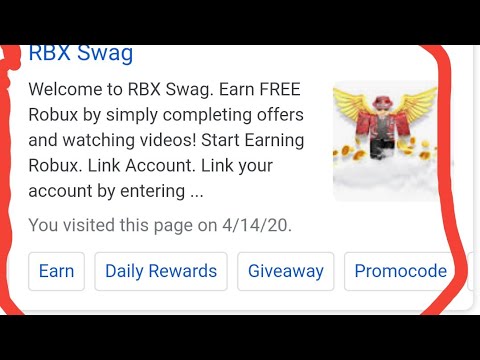 Get Robux Using Rbx Swag 100 Youtube - welcome to rbx swag