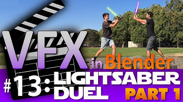 Blender VFX Tutorial #13: Lightsaber Duel (Part 1) #b3d
