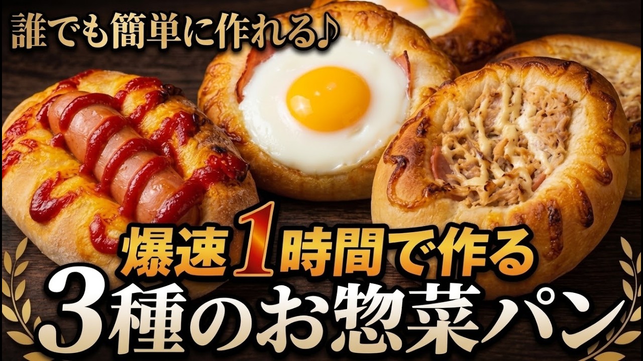 Three types of savory breads - YouTube