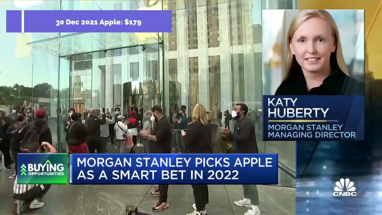 Katy Huberty of Morgan Stanley and Daniel Flax of Neuberger Berman Apple recommendation of 2022!