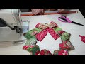 Guirlanda de Natal com retalhos #natal #decoração  #guirlanda