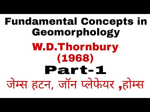 Fundamental Concepts in Geomorphology II भू आकृति विज्ञान की मूलभूत संकल्पना II UGC NET II UG-PG