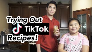 Trying Out TikTok Recipes with Lynelle! | Darren Espanto YouTube Videos