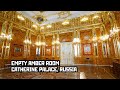 In Empty Amber Room While Coronavirus Infecting Chinese People. Catherine Palace, Pushkin, Russia.