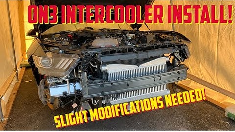 ON3 TURBO S550 BUILD | Pt. 6 - INTERCOOLER Install With A Few MODIFICATIONS! Plus More!!