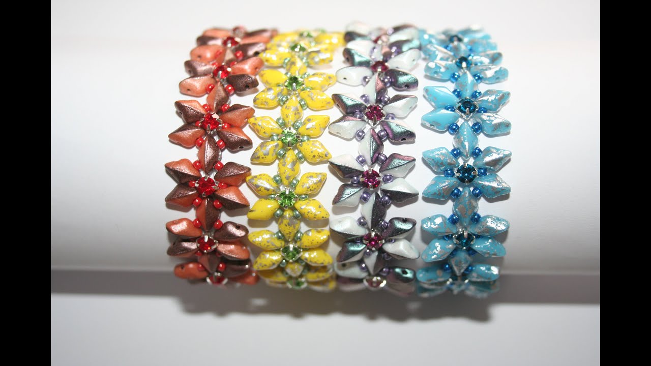 DIY Tutorial Bracciale Anis con perline Gemduo - YouTube