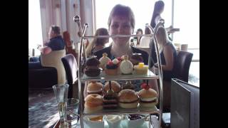 Dubai 2014.  High tea at the Burj Khalifa.