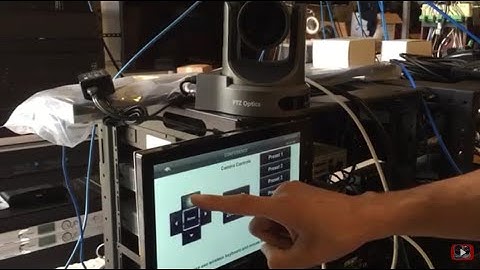 Crestron PTZ Camera Control w/ Touch Panel - VLOG #008