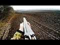 Следы по чернотропу, стойка по зайцу, работа с голосом - Охота на зайца / Hare hunting