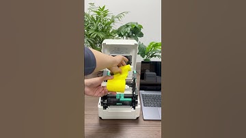 Xprinter XP-T451B Thermal Printer Ribbon Installation Video#Thermal transfer printer