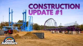 Great Adventure Update | Project Purple &amp; Shoreline Piers Construction
