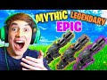 The *RAINBOW* Minigun Challenge! - Fortnite Roulette!