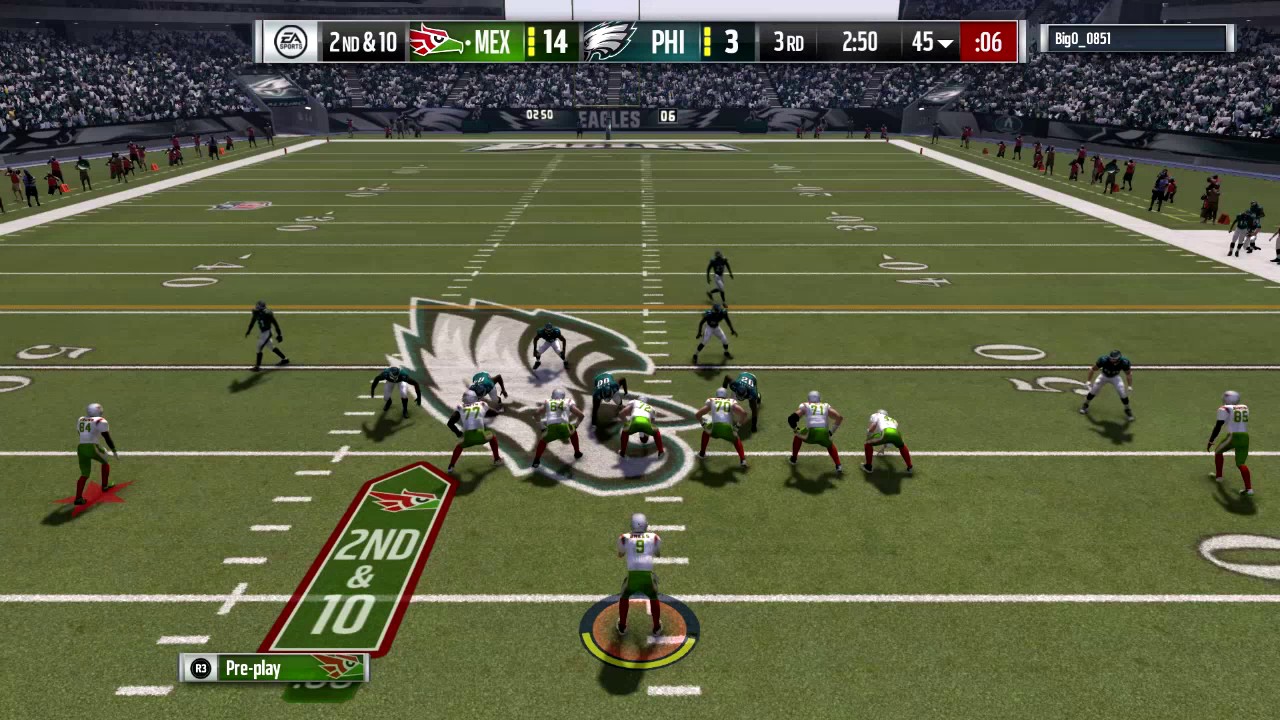 MUT 17 GAMEPLAY LT SCORES 3TDS!!! CHAD JOHNSON UNBELIEVABLE CATCH!!!