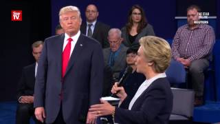 Emotions run high at second U.S. presidential debate