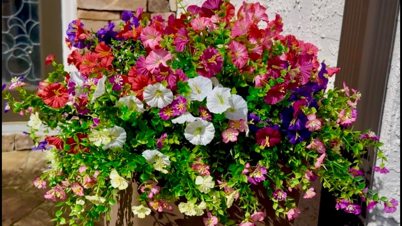 Giacinto artificiale bianco per decorare balconi e terrazzi