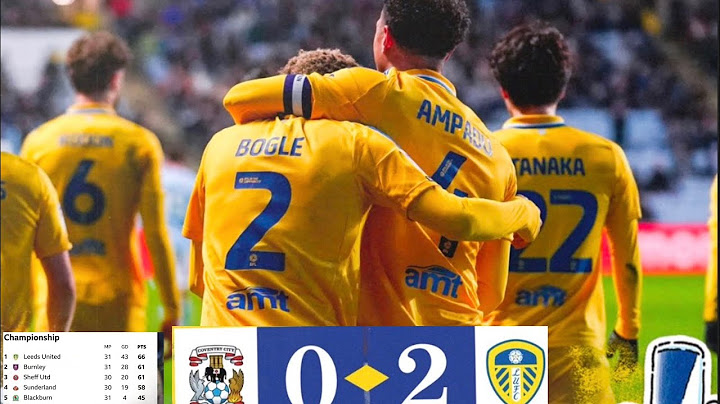 COVENTRY CITY 0-2 LEEDS UNITED/ALL GOALS & HIGHLIGHTS AS LEEDS BEATS FRANK LAMPARD’S SIDE
