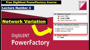 Les 4 🙋 Netwerkvariaties 🙆 Gratis DigSilent PowerFactory-cursus