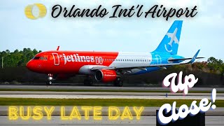 (4K) BUSY LATE DAY | 11/2/23 | PLANE SPOTTING | ORLANDO INTL AIRPORT #aviation #planespotting #new